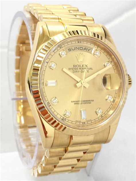 rolex 18k men's president 200|rolex 18 ct watches.